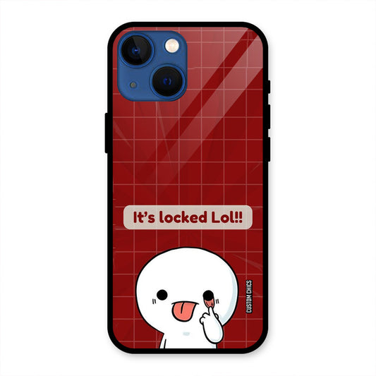 Its Locked iPhone 13 Mini Mobile Back Cover - Cute PrintShield Case