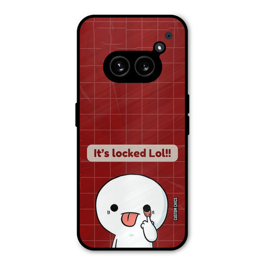 Its Locked Nothing Phone 2a Mobile Back Cover - Cute PrintShield Case