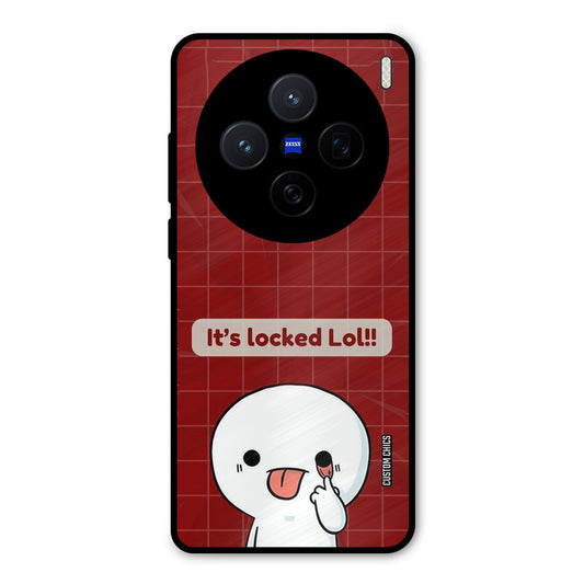 Its Locked Vivo X200 Mobile Back Cover - Cute PrintShield Case