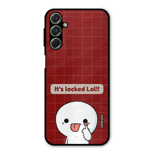 Its Locked Samsung Galaxy M34 Mobile Back Cover - Cute PrintShield Case
