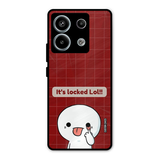 Its Locked Redmi Note 13 Pro 5G Mobile Back Cover - Cute PrintShield Case