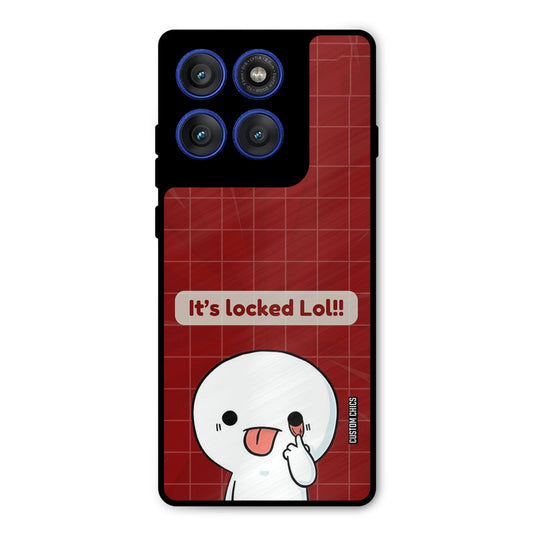 Its Locked Motorola Edge 60 Pro Mobile Back Cover - Cute PrintShield Case