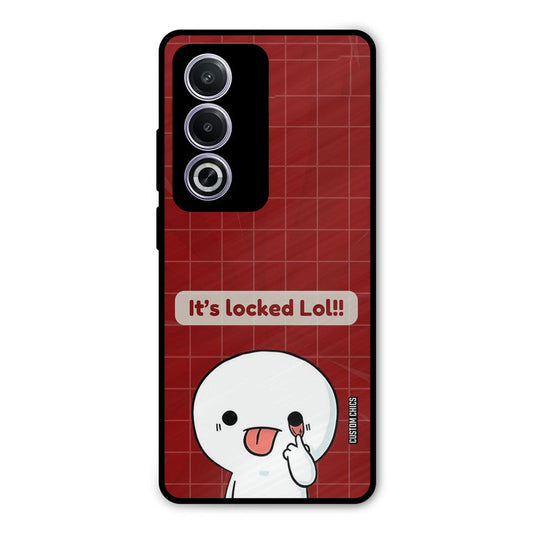 Its Locked Oppo K12x Mobile Back Cover - Cute PrintShield Case