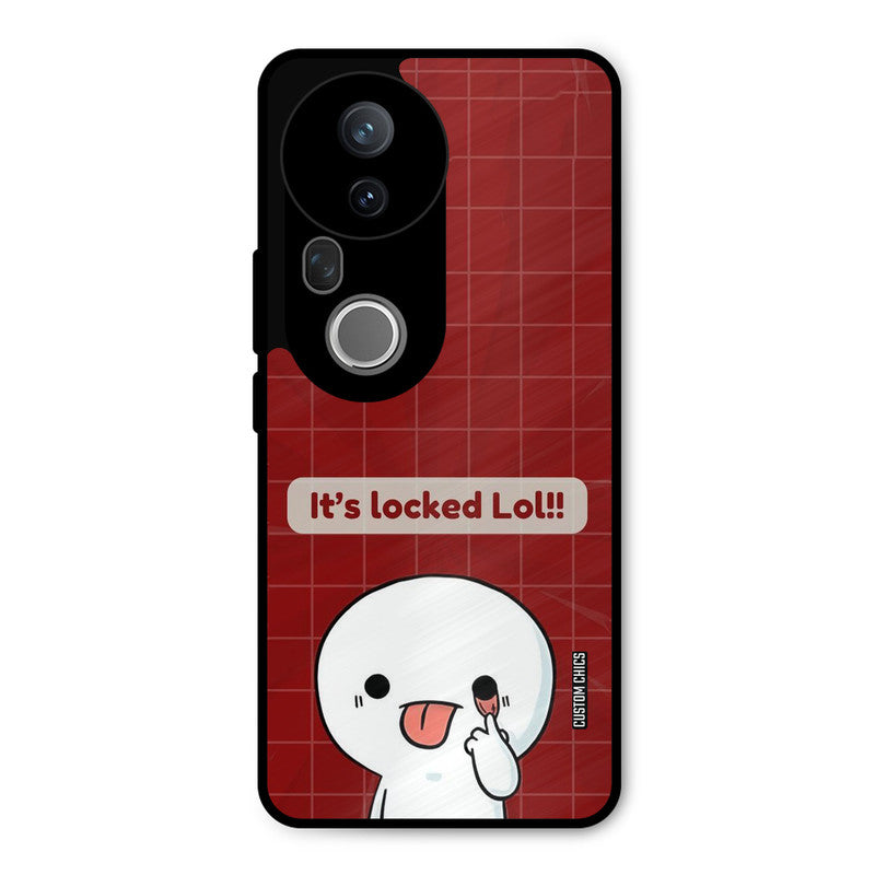 Its Locked Vivo T4 Ultra Mobile Back Cover - Cute PrintShield Case