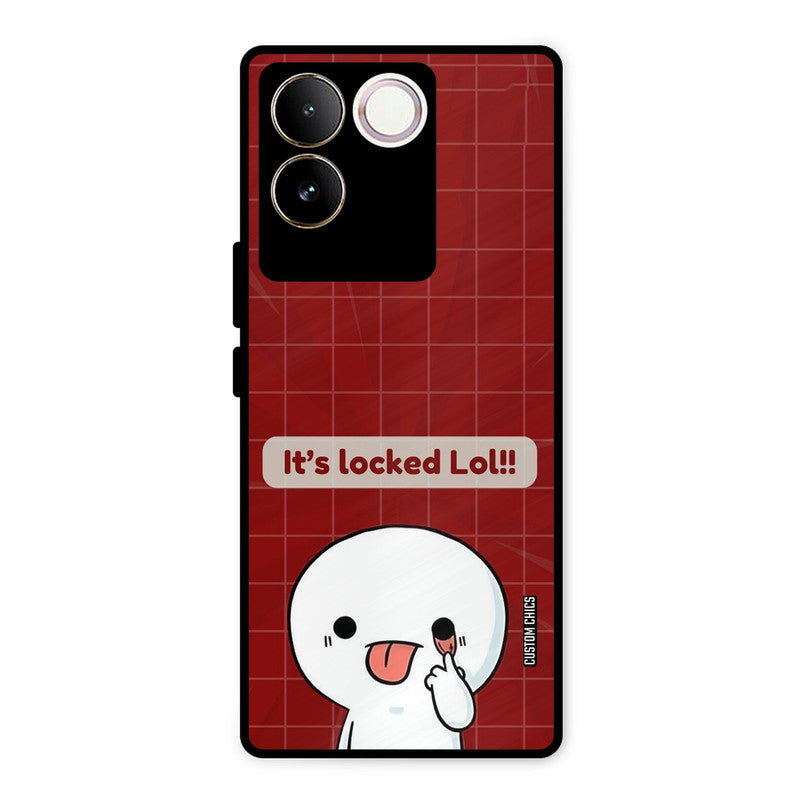 Its Locked Vivo T2 Pro Mobile Back Cover - Cute PrintShield Case