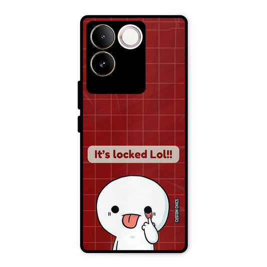 Its Locked Vivo T2 Pro Mobile Back Cover - Cute PrintShield Case