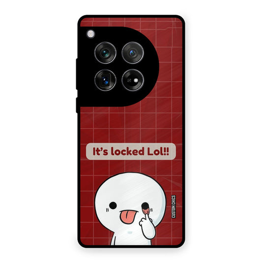 Its Locked OnePlus 12 Mobile Back Cover - Cute PrintShield Case