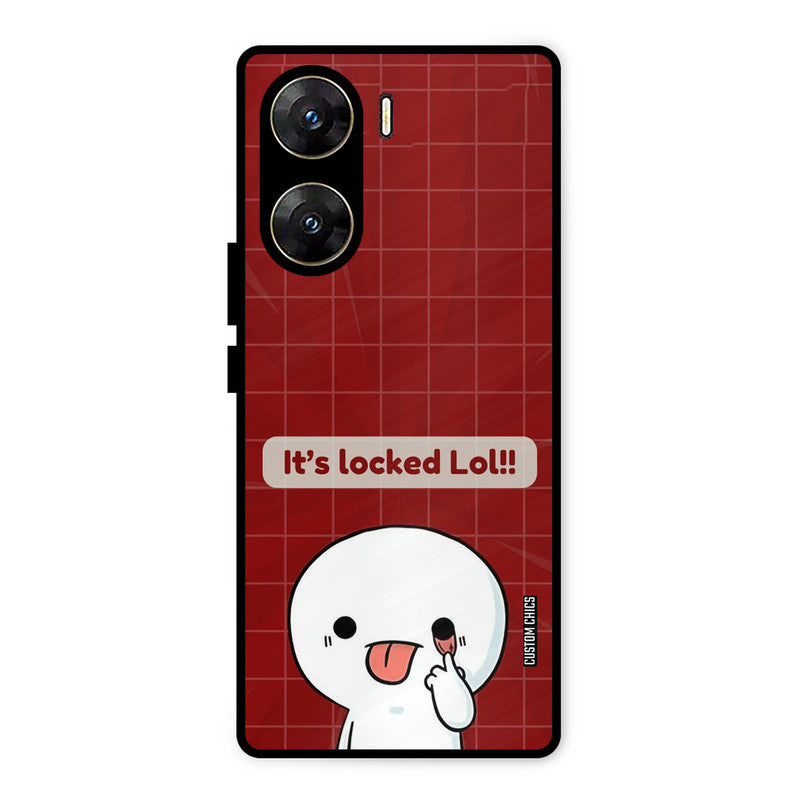 Its Locked Vivo V29e Mobile Back Cover - Cute PrintShield Case