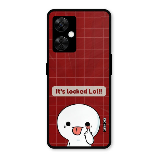 Its Locked OnePlus Nord CE 3 Lite Mobile Back Cover - Cute PrintShield Case