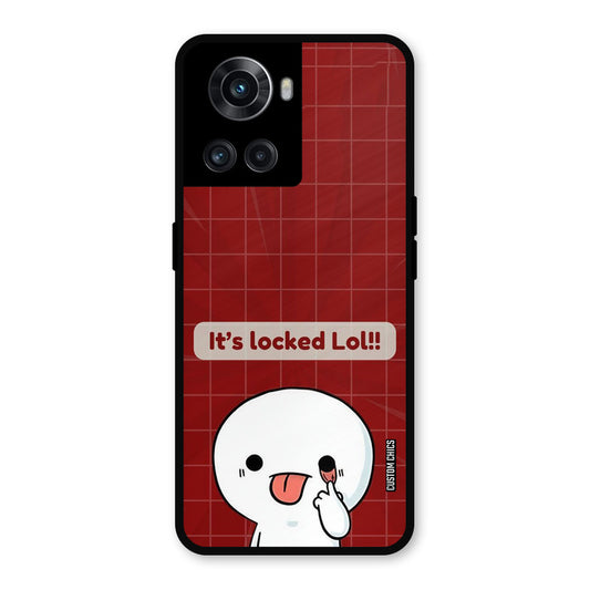 Its Locked OnePlus 10R Mobile Back Cover - Cute PrintShield Case