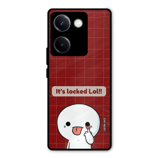 Its Locked Vivo Y300 Plus Mobile Back Cover - Cute PrintShield Case