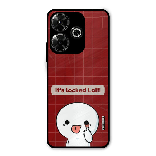 Its Locked Redmi 13 5G Mobile Back Cover - Cute PrintShield Case