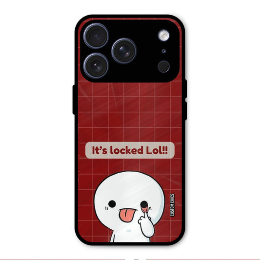 Its Locked iPhone 17 Pro Mobile Back Cover - Cute PrintShield Case
