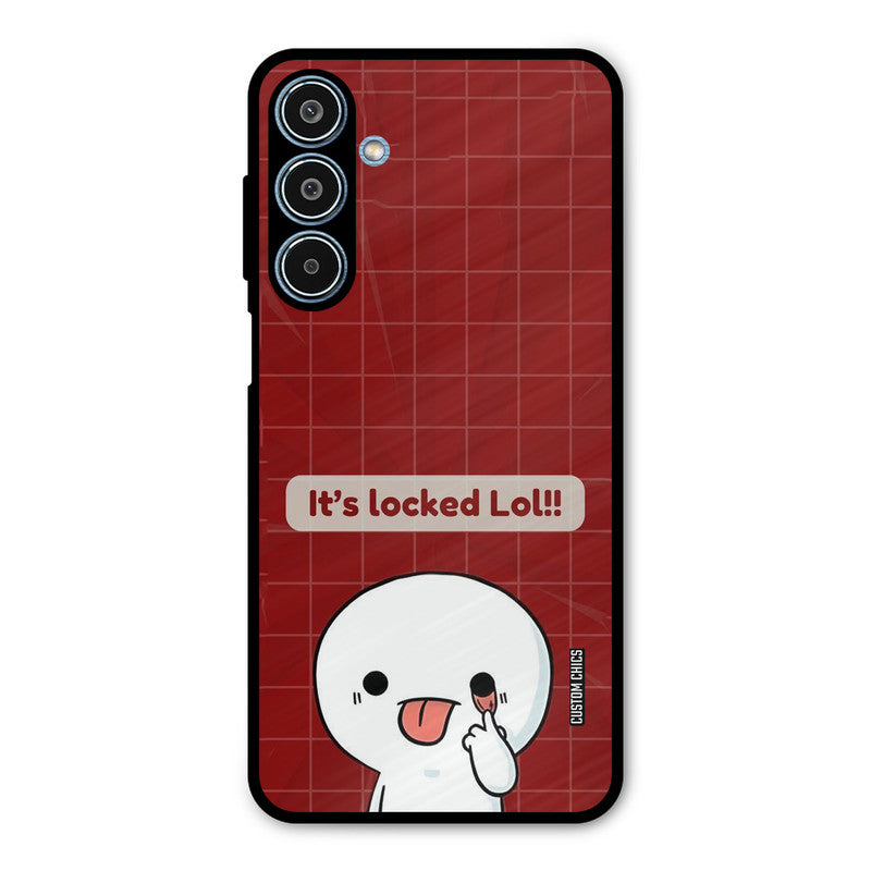 Its Locked Samsung Galaxy M35 5G Mobile Back Cover - Cute PrintShield Case