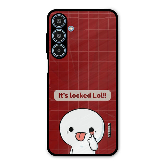 Its Locked Samsung Galaxy M35 5G Mobile Back Cover - Cute PrintShield Case