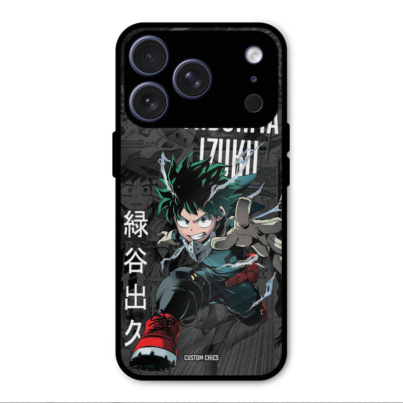 Izuku Midoriya iPhone 17 Pro Max Mobile Back Cover - Anime PrintShield Case