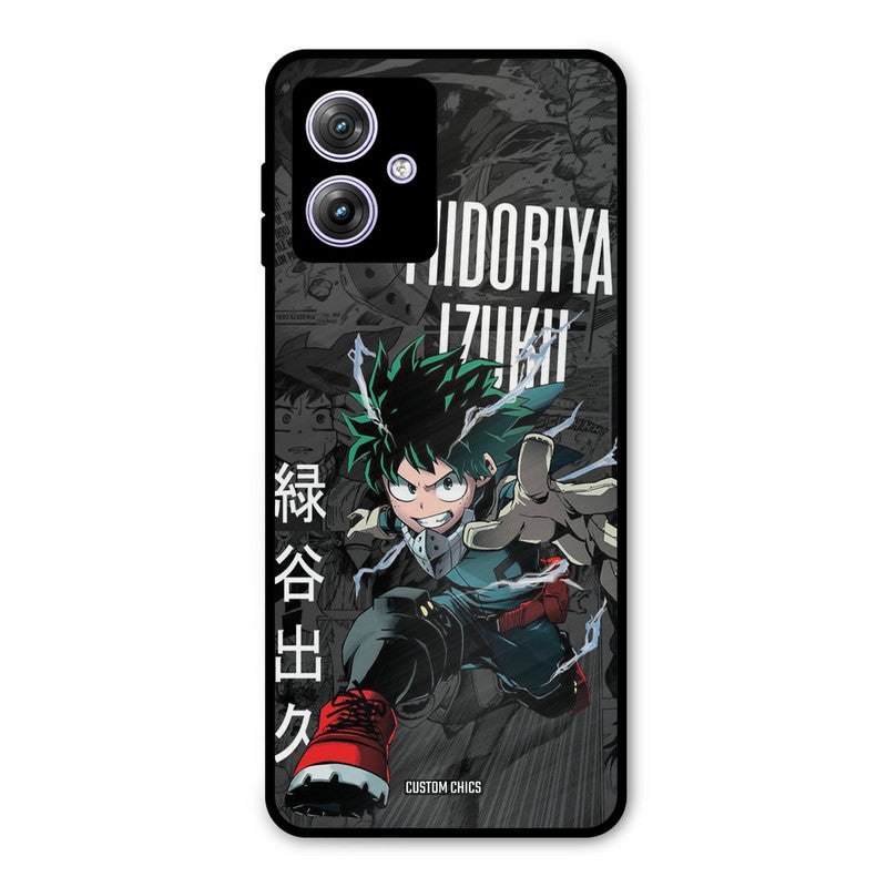 Izuku Midoriya Moto G54 Mobile Back Cover - Anime PrintShield Case