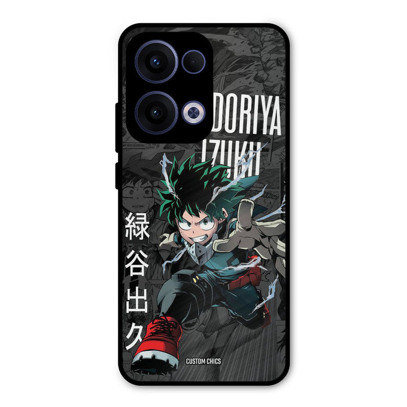Izuku Midoriya Oppo Reno 13 5G Mobile Back Cover - Anime PrintShield Case
