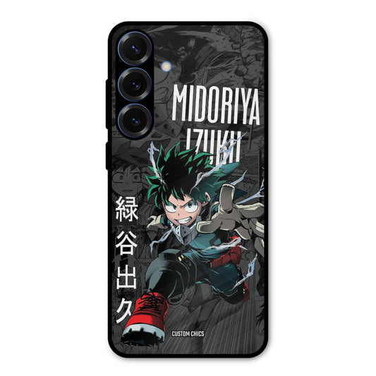 Izuku Midoriya Samsung Galaxy S25 Plus Mobile Back Cover - Anime PrintShield Case