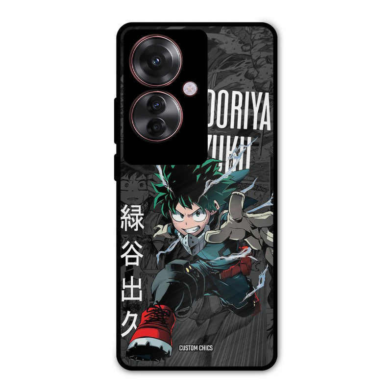 Izuku Midoriya Oppo F25 Pro Mobile Back Cover - Anime PrintShield Case
