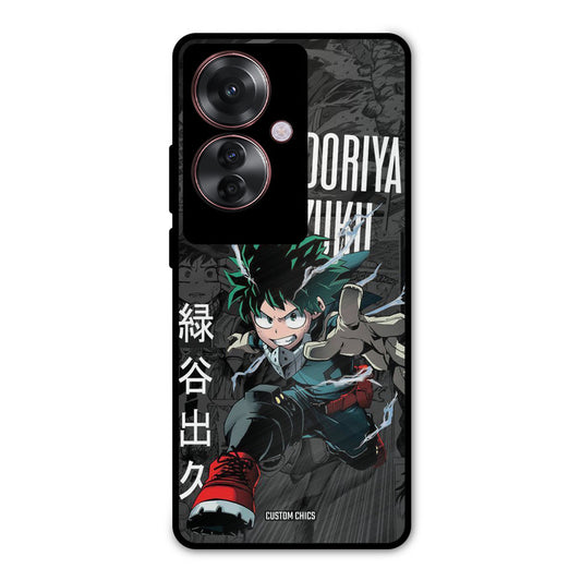 Izuku Midoriya Oppo F25 Pro Mobile Back Cover - Anime PrintShield Case