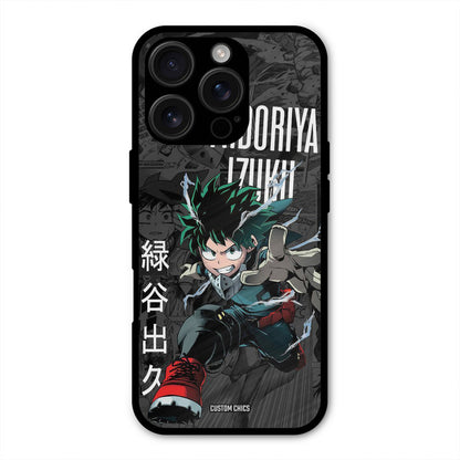 Izuku Midoriya iPhone 16 Pro Mobile Back Cover - Anime PrintShield Case