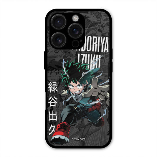 Izuku Midoriya iPhone 16 Pro Mobile Back Cover - Anime PrintShield Case