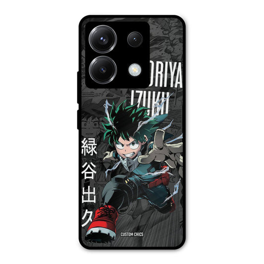 Izuku Midoriya Poco X6 Mobile Back Cover - Anime PrintShield Case