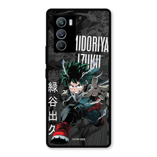 Izuku Midoriya iQOO 9SE Mobile Back Cover - Anime PrintShield Case