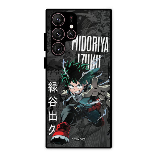 Izuku Midoriya Samsung Galaxy S22 Ultra Mobile Back Cover - Anime PrintShield Case