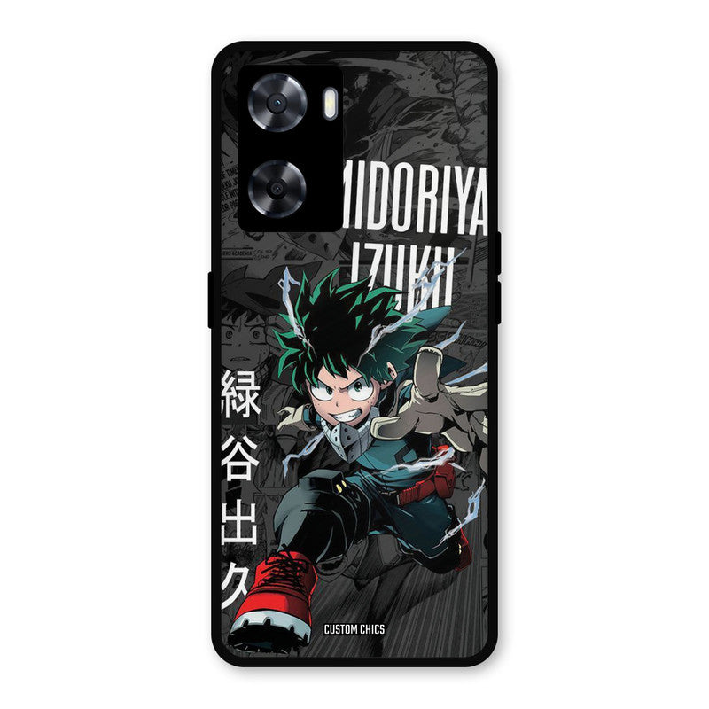 Izuku Midoriya Oppo A57 2022 Mobile Back Cover - Anime PrintShield Case