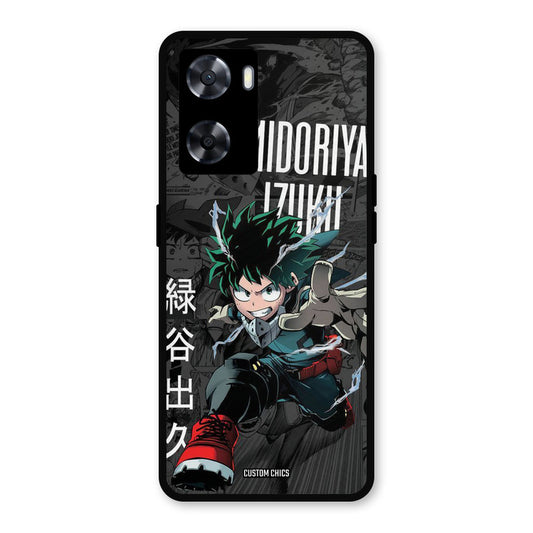 Izuku Midoriya Oppo A57 2022 Mobile Back Cover - Anime PrintShield Case