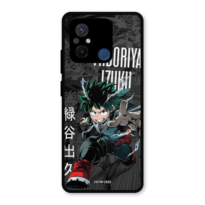 Izuku Midoriya Redmi 12c Mobile Back Cover - Anime PrintShield Case