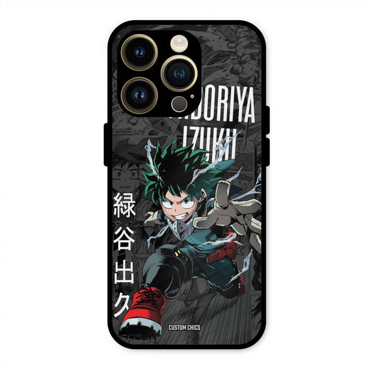 Izuku Midoriya iPhone 14 Pro Max Mobile Back Cover - Anime PrintShield Case