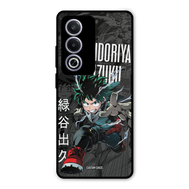 Izuku Midoriya Oppo K12x Mobile Back Cover - Anime PrintShield Case