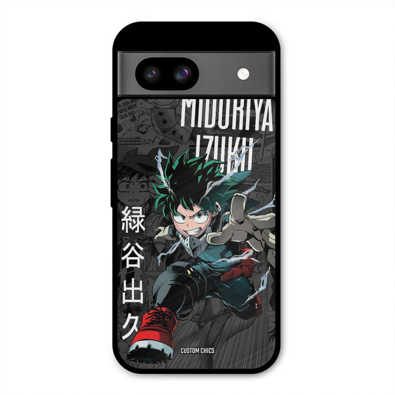 Izuku Midoriya Google Pixel 8a Mobile Back Cover - Anime PrintShield Case