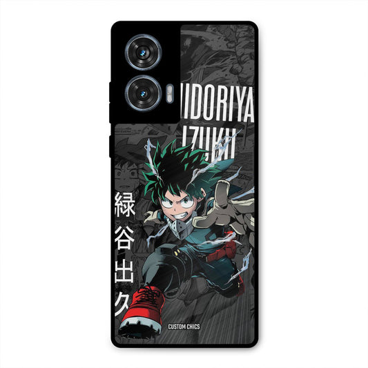 Izuku Midoriya Motorola Edge 50 Fusion Mobile Back Cover - Anime PrintShield Case