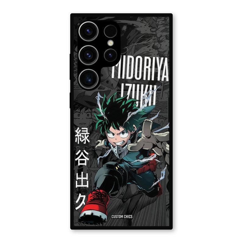 Izuku Midoriya Samsung Galaxy S23 Ultra Mobile Back Cover - Anime PrintShield Case
