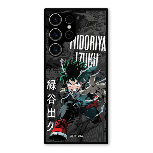 Izuku Midoriya Samsung Galaxy S23 Ultra Mobile Back Cover - Anime PrintShield Case
