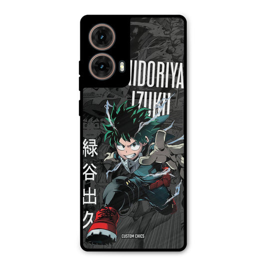 Izuku Midoriya Moto G85 Mobile Back Cover - Anime PrintShield Case