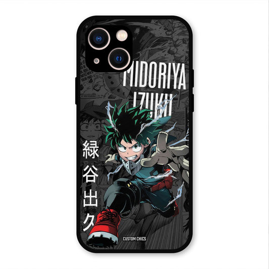 Izuku Midoriya iPhone 13 Mobile Back Cover - Anime PrintShield Case