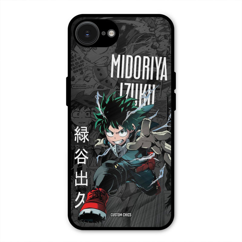 Izuku Midoriya iPhone 16e Mobile Back Cover - Anime PrintShield Case