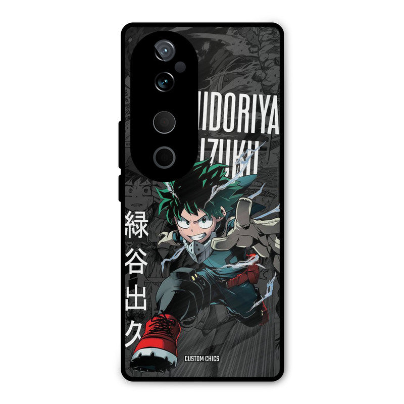Izuku Midoriya Vivo V40 Mobile Back Cover - Anime PrintShield Case