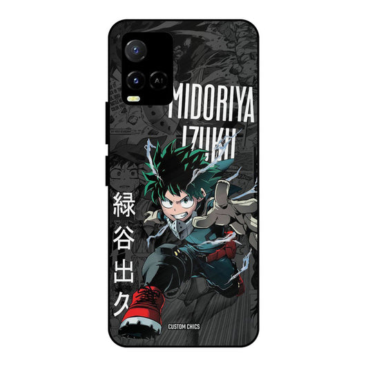 Izuku Midoriya Vivo Y33s Mobile Back Cover - Anime PrintShield Case