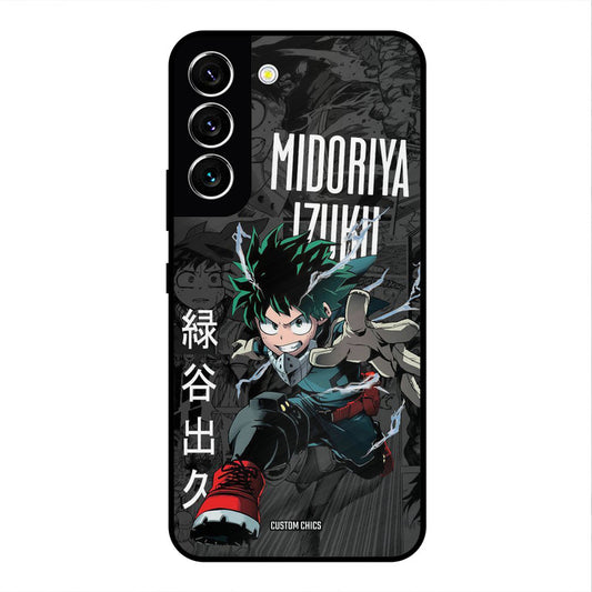 Izuku Midoriya Samsung Galaxy S22 Mobile Back Cover - Anime PrintShield Case