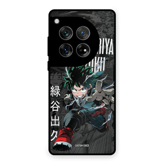 Izuku Midoriya OnePlus 12 Mobile Back Cover - Anime PrintShield Case