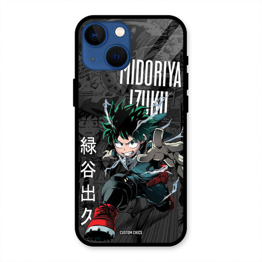 Izuku Midoriya iPhone 13 Mini Mobile Back Cover - Anime PrintShield Case