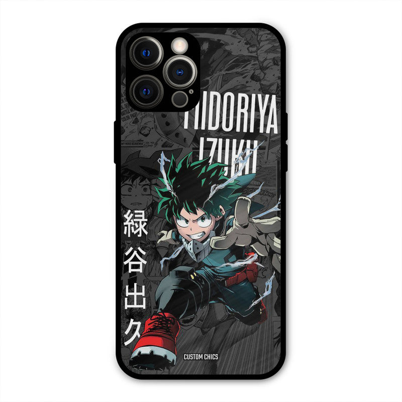 Izuku Midoriya iPhone 12 Pro Max Mobile Back Cover - Anime PrintShield Case