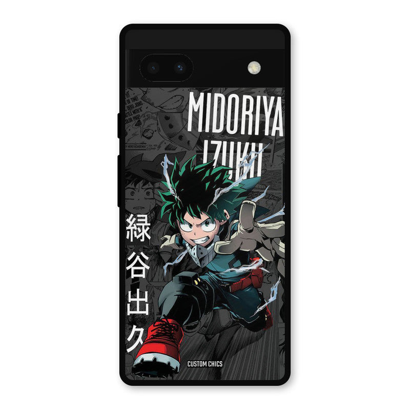 Izuku Midoriya Google Pixel 6a Mobile Back Cover - Anime PrintShield Case