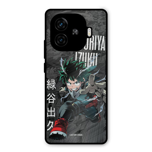 Izuku Midoriya iQoo Neo 10R Mobile Back Cover - Anime PrintShield Case
